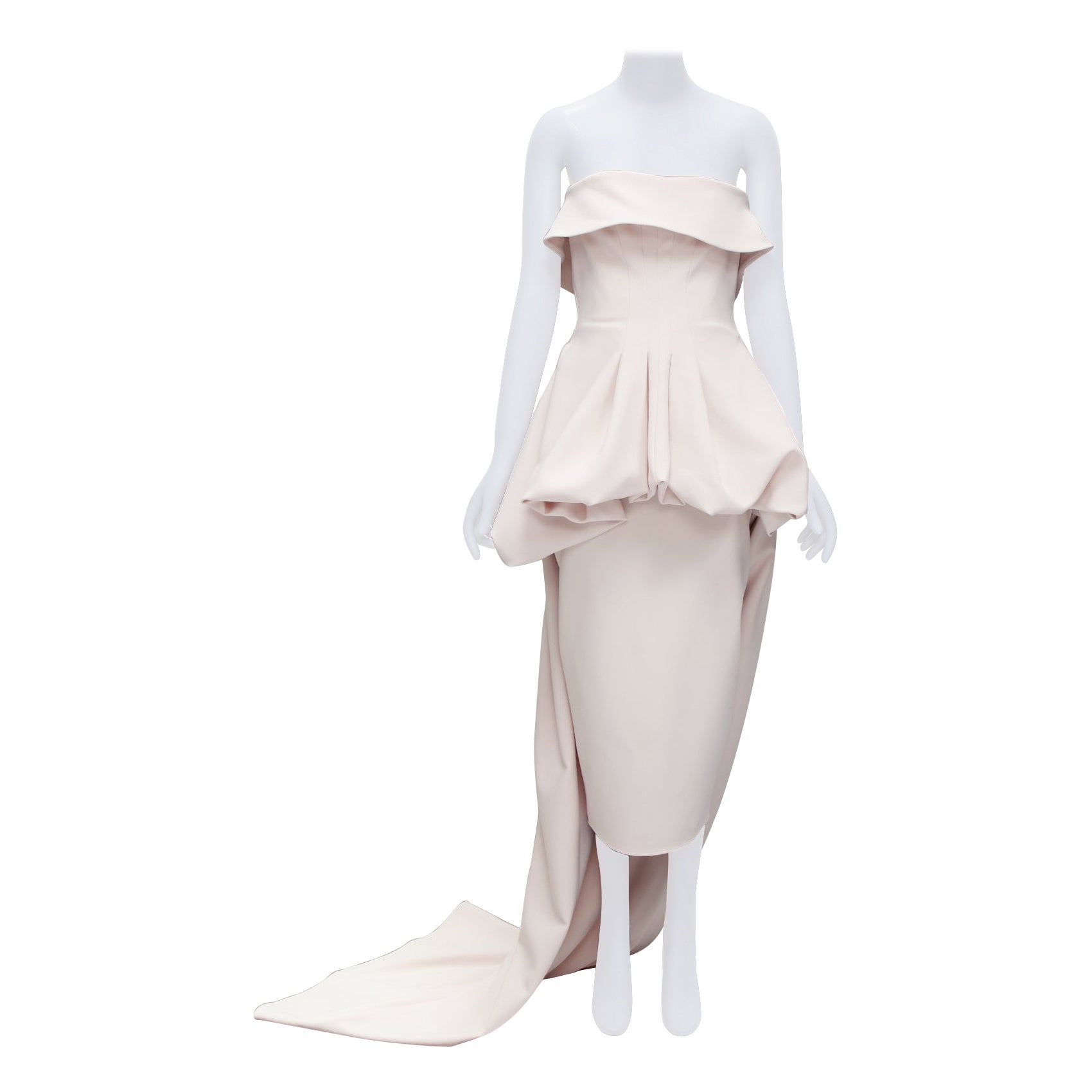Maticevski White 'Le Baiser' High Neck Maxi Dress Size UK 10 RRP £2,42 –  Sellier