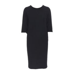 MICHAEL KORS robe décontractée chauve-souris en rayonne spandex noir et stretch US0 XS