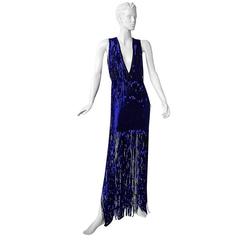 Tom Ford Sizzling Deco Inspired Flapper Dress Gown 12