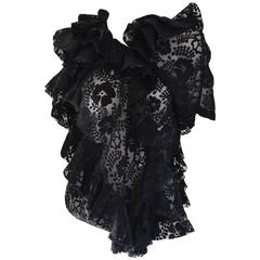 Edgy and Chic 2006 Comme des Garcons Floral Blouse