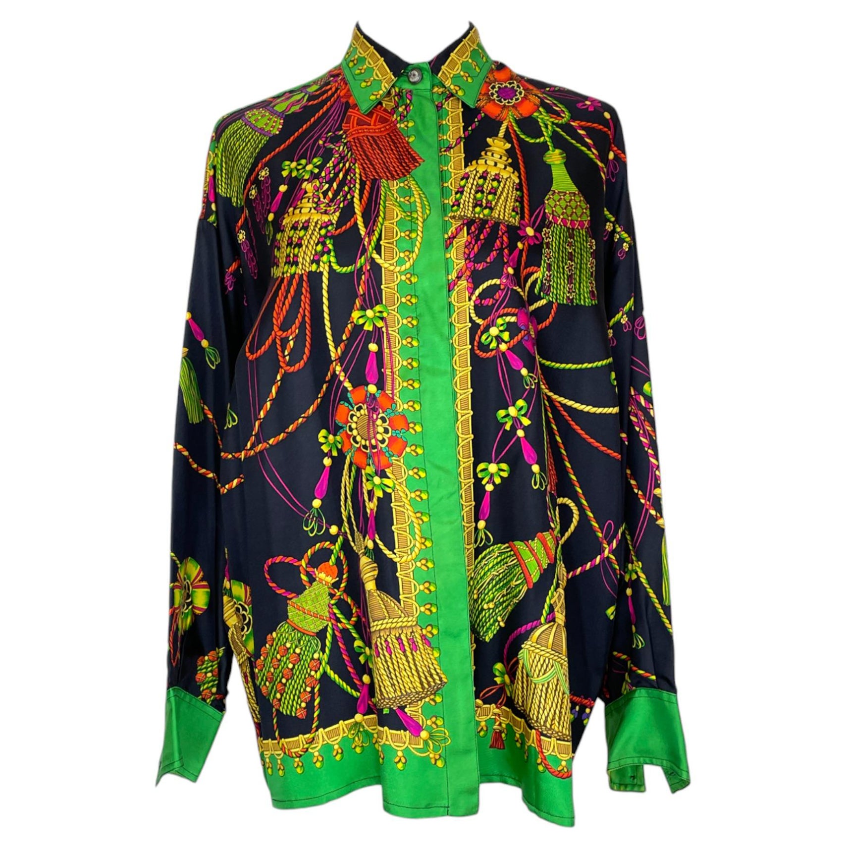 Gianni Versace Silk Shirt 1990s