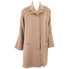 Late 1950s Rare Hermes Coated Cotton Trench Coat For Sale at 1stdibs