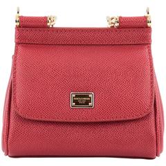 Dolce & Gabbana Miss Sicily Handbag Leather Micro