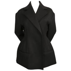 CELINE by PHOEBE PHILO Schwarze Sanduhrjacke aus Sanduhr Resort 2016