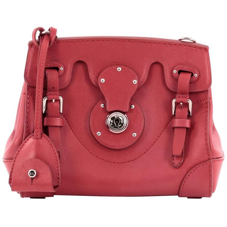 Ralph Lauren Collection Ricky Crossbody Bag Leather Mini at 1stDibs