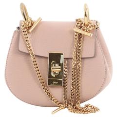 Used Chloe Drew Crossbody Bag Leather Nano