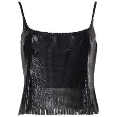 Gianni Versace Couture Metal Mesh Cami