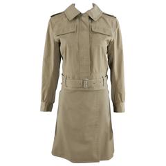 YSL Vintage 1968 La Saharienne Safari jacket and skirt set - Beige 