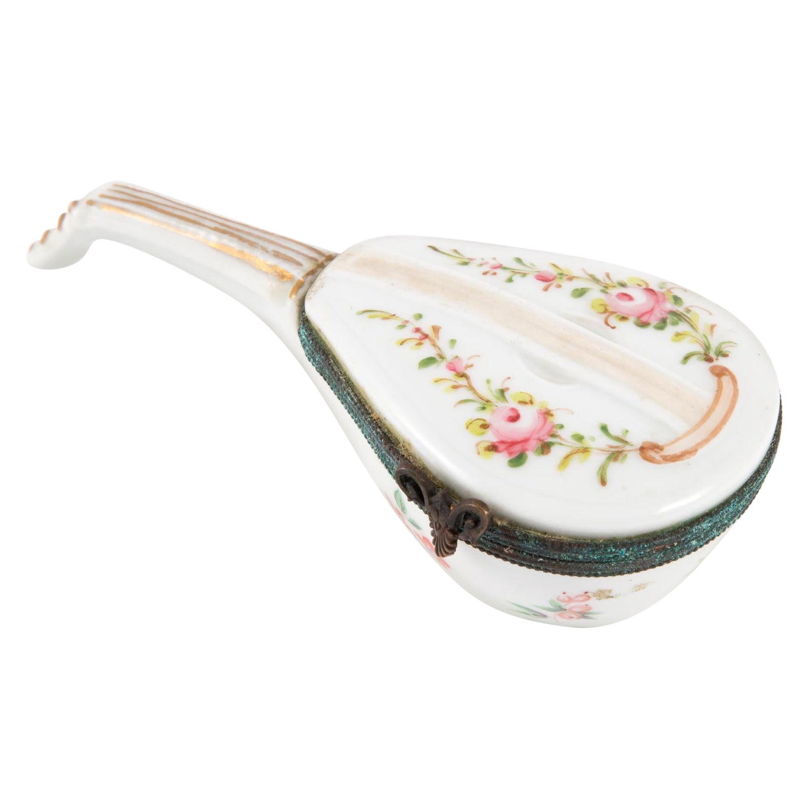 Porcelain Mandolin Pill Box