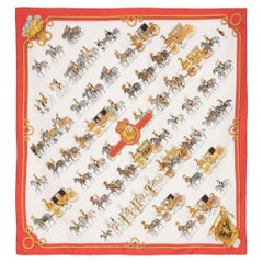 Foulard di seta Hermes Cortege Royal by Philippe Ledoux
