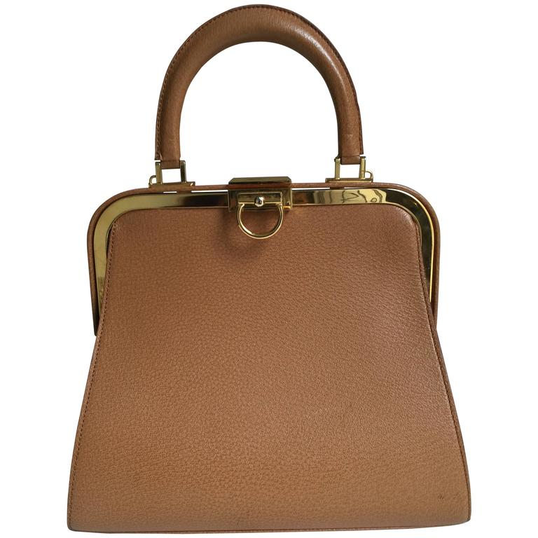 Elegant Christian Dior Tan Bag at 1stDibs