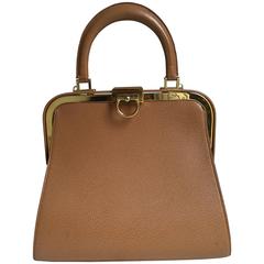 Elegant Christian Dior Tan Bag 3