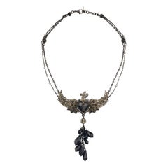 Collana Christian Lacroix Heart Bird degli anni '80