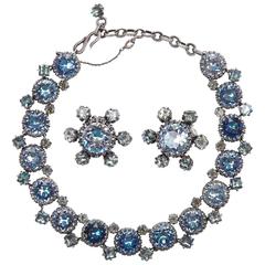 1950s Christian Dior Mitchel Maer Necklace & Earrings Set 1