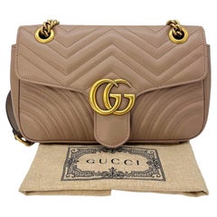 Used Gucci Small Matelassé Marmont Shoulder Bag