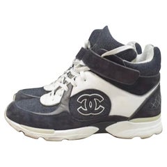 Chanel High Top Sneakers - 21 For Sale on 1stDibs  chanel.high tops, chanel  sneakers for men, chanel sneakers high top