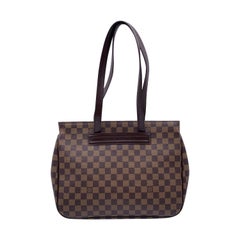 Louis Vuitton Damier Ebene Canvas Parioli Tote Shoulder Bag