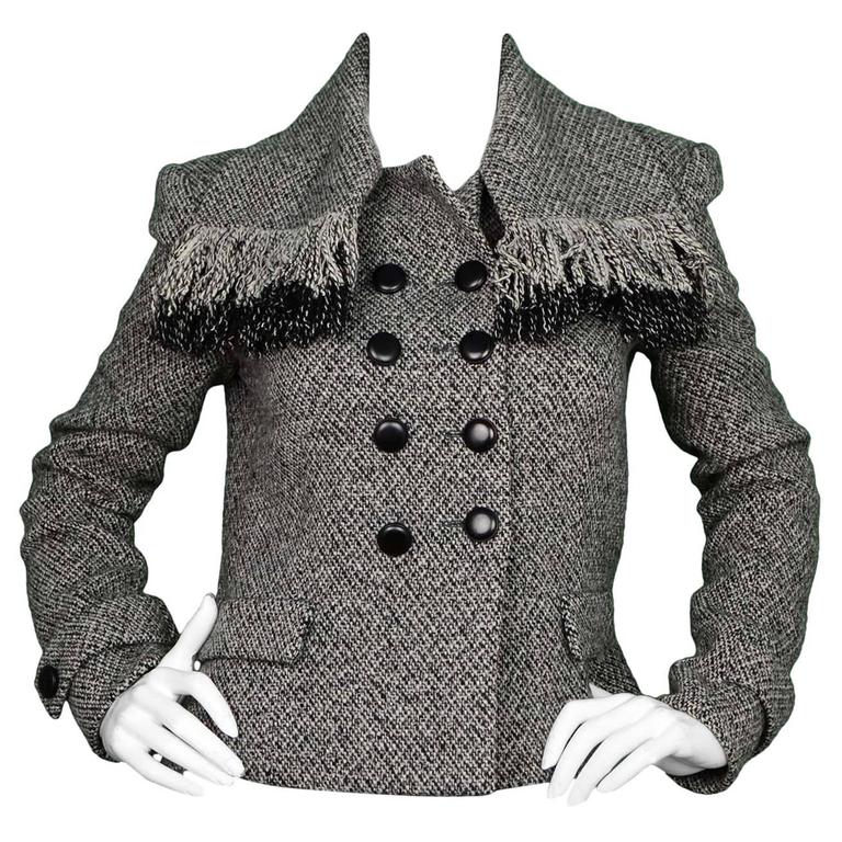 balenciaga tweed jacket