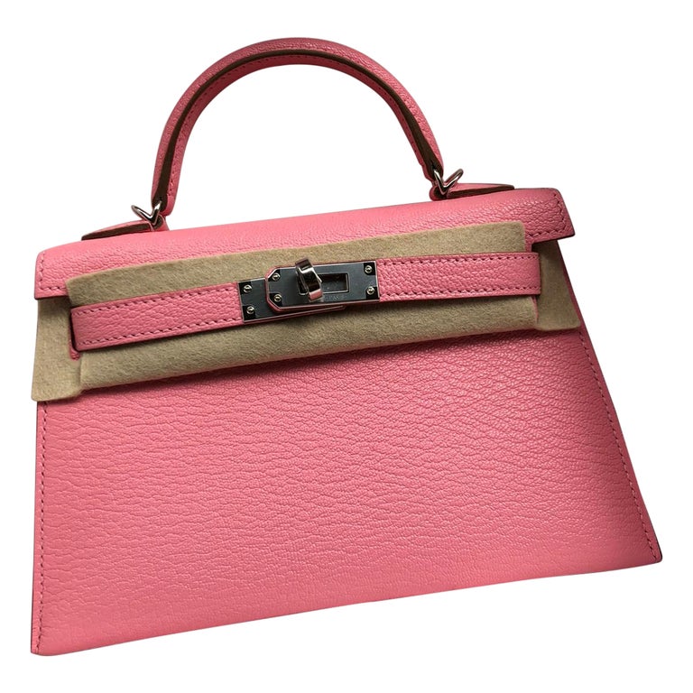 Hermes Kelly Ostrich Pink - 3 For Sale on 1stDibs