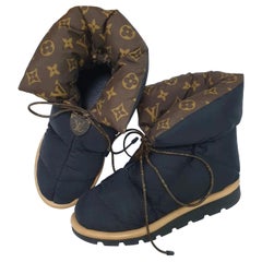 Louis Vuitton Pillow Nylon Monogram Boots