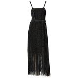 Simonetta Chenille - Robe de cocktail à franges
