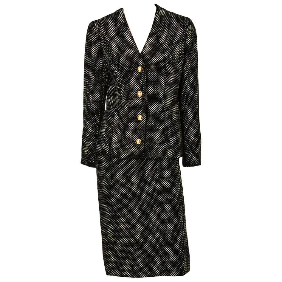 Givenchy Couture Velvet Dinner Suit  For Sale