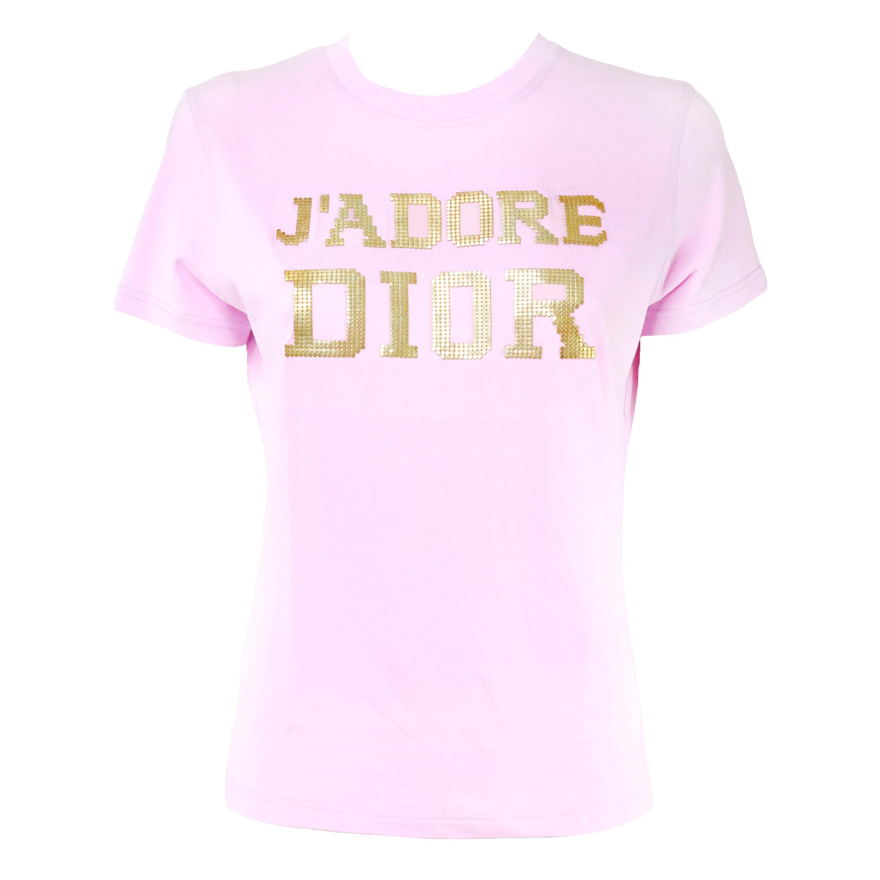 Christian Dior by John Galliano J'adore Dior, The Latest Blonde T-shirt For Sale