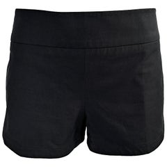 GUCCI - Vintage Stretch Cotton Black Shorts | Size 4US 36EU