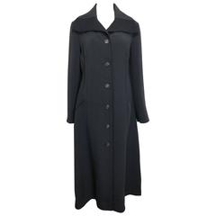 Issey Miyake Black Maxi Coat 2