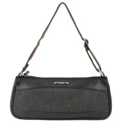 Bolso de tela negro antracita Gucci by Tom Ford