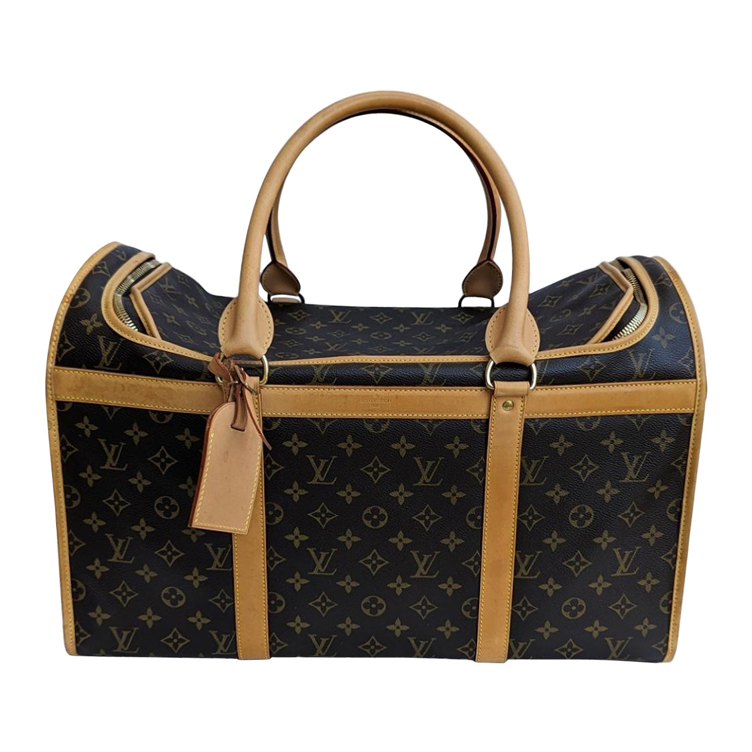 Louis Vuitton Vintage Monogram Sac Chien 50 Pet Carrier