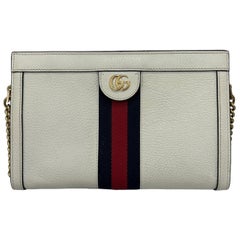Borsa A Tracolla Gucci Ophidia a catena Bianca