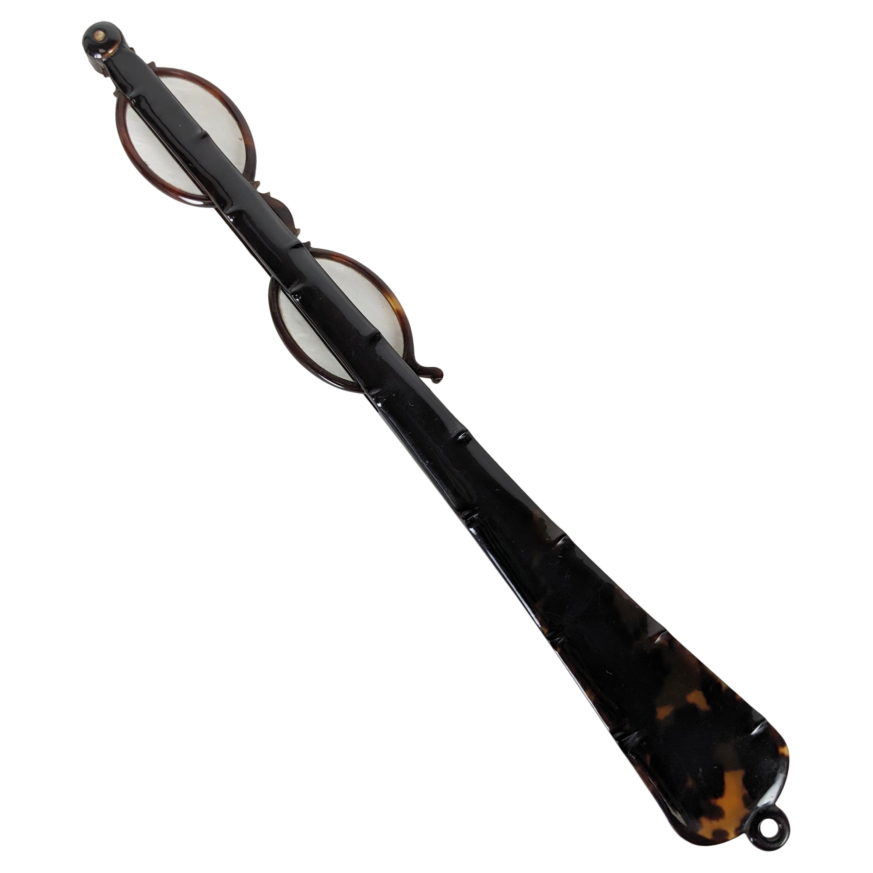 Victorian Tortoiseshell Lorgnette For Sale