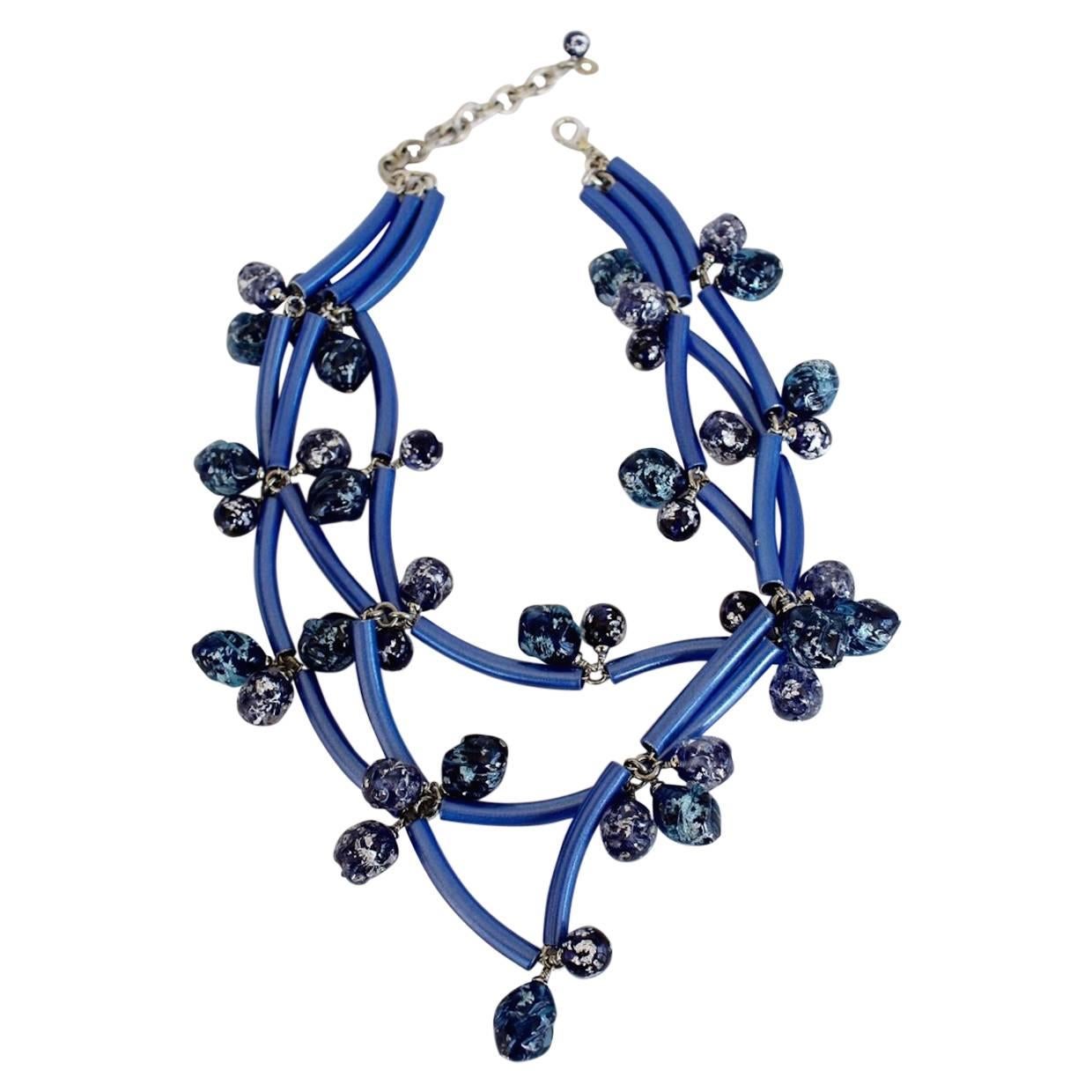 Francoise Montague Blue Elke Necklace 