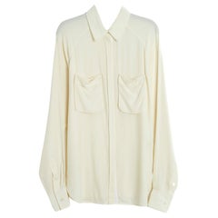 Phoebe Philo in seta ecru FR36/38