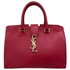 Borsa A Tracolla Saint Laurent Downtown PM Rossa