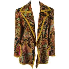 Christian Lacroix Multi Paisley Embroidered Jacket - 40 - 1990's 