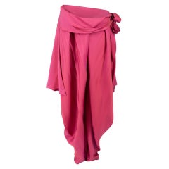Sportmax - Pantalon large à la taille rose, taille S