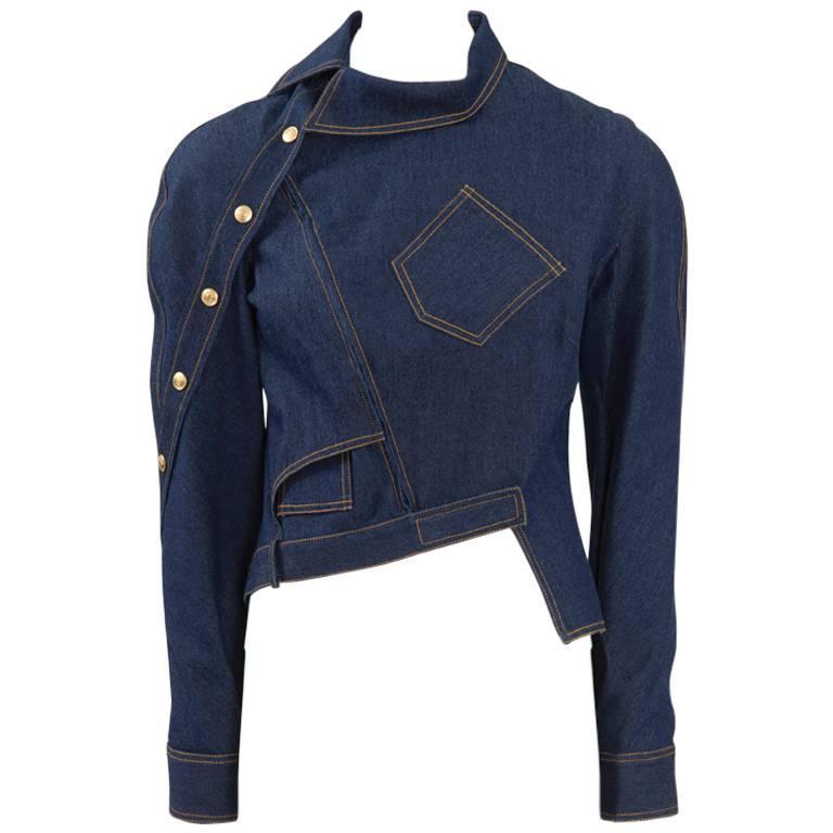 Christian Dior by John Galliano Runway Denim Jacket, Spring-Summer 2000 at  1stDibs