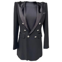 Veste noire élégante Balmain Paris