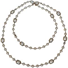 1981 Chanel Sautoir Necklace, 66" Length