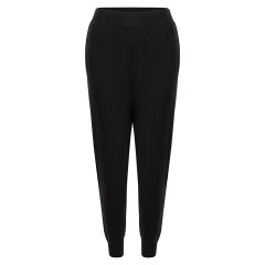 Stella McCartney Black Fine Knit Jogging Trousers Size M