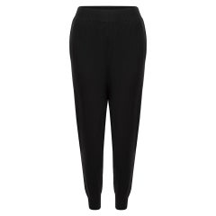 Stella McCartney Pantalon de jogging en maille fine noir Taille M