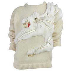 1980's Kansai Yamamoto Figural Sweater