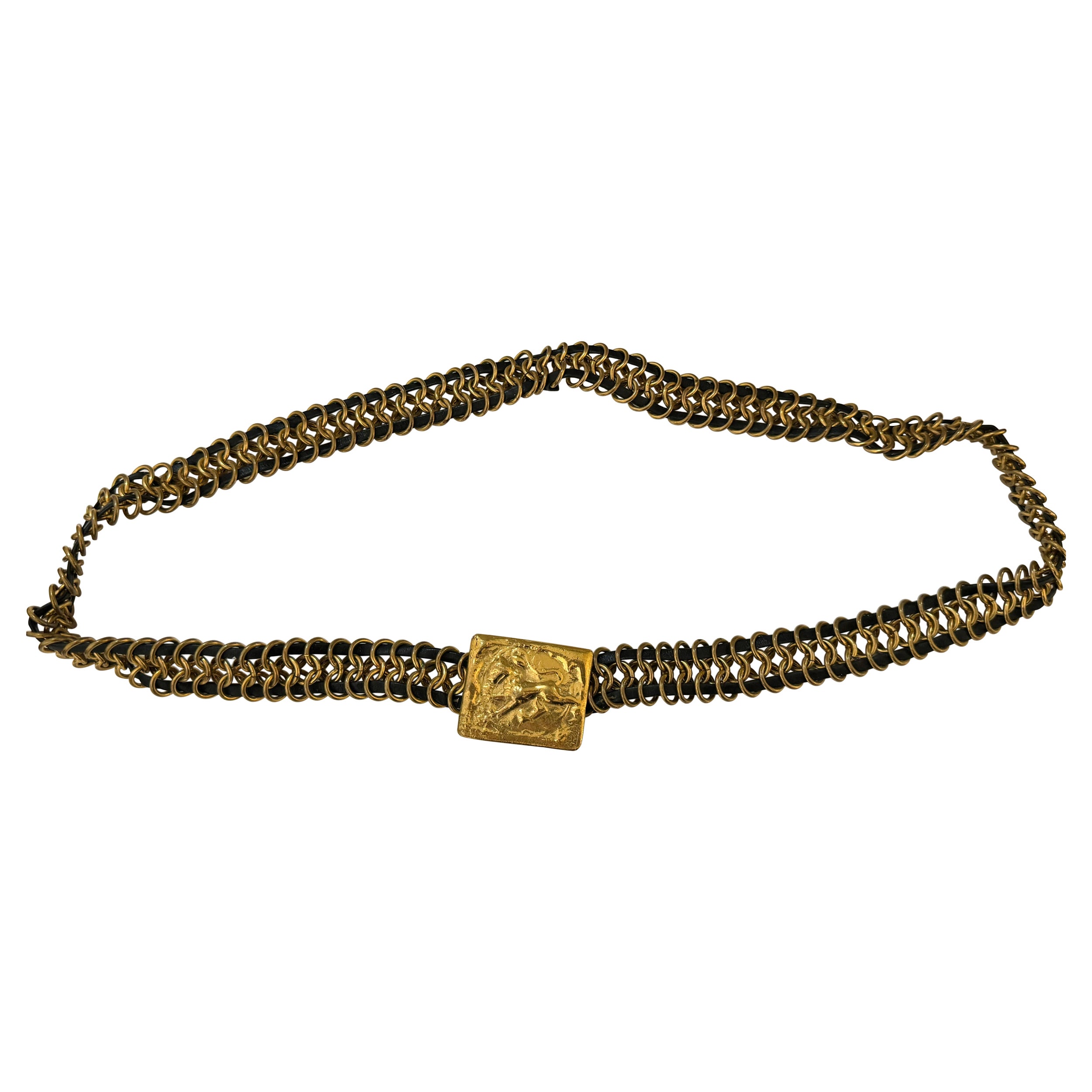 Rare Chanel Goossens Cerberus 1950’s belt 