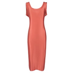 Lanvin Pink Silk Low Back Dress Size M