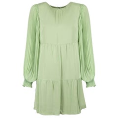 Alice + Olivia Green - Mini robe à manches longues, taille S