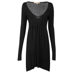 Jasmine Di Milo Vintage Black Plunge Neck Dress Size S