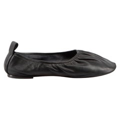 Chaussures à talons compensés en cuir noir Celine, taille 36