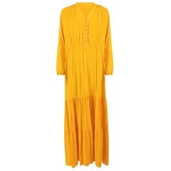 Used Melissa Odabash Orange Tiered Maxi Dress Size M